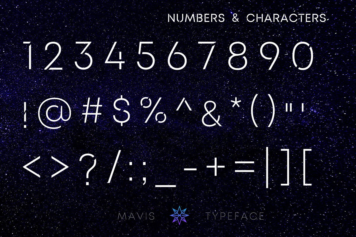 MAVIS SANS - FUTURISTIC TYPEFACE, a Sans Serif Font by CCS Type (Photo 18 of 20)