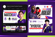 Esports YouTube Thumbnail Pack, a Social Media Template by OnurDemircan (Thumbnail 6 of 6)