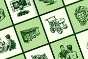 Vintage Soccer Illustration Set, a Sport Illustration by Prosymbols (Thumbnail 5 of 10)