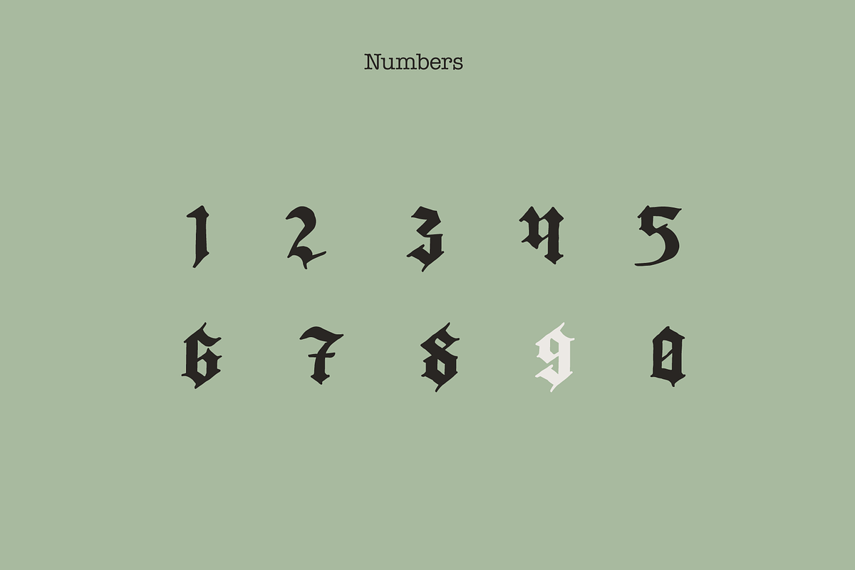 Europe Gothic balckletter font, a Blackletter Font by kaer_shop (Photo 10 of 10)