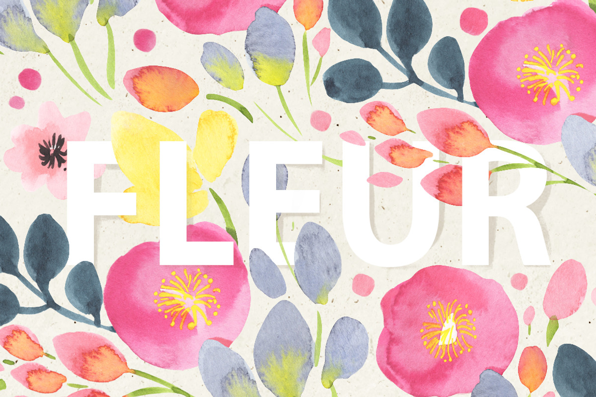 FLEUR, a Pattern Graphic by Irtsya (Photo 1 of 7)