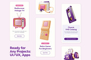 3D Retro Electronics Illustrations, an Object 3D Model by 35lab (Thumbnail 5 of 6)