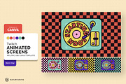 Animated Twitch Screen - Retro Vinyl, a Social Media Template by KloudCanvas (Thumbnail 1 of 5)