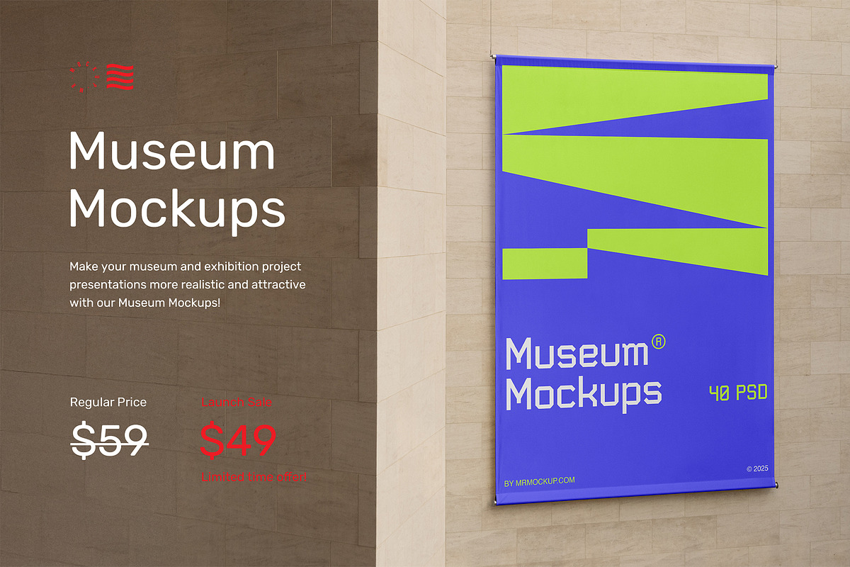 Museum Mockups - Poster & Billboards, an Advertising Mockup by Mr.Mockup™ (Photo 2 of 20)
