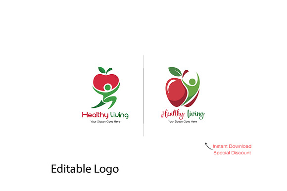 Custom Dietitian Logo Template preview 7
