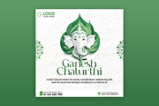 Eco friendly Ganesh Chaturthi 5 post, a Social Media Template by AyyazMomin (Thumbnail 5 of 6)