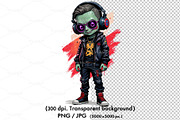 Cool Zombie Kids Clipart, a Person Illustration by yod67 (Thumbnail 1 of 7)