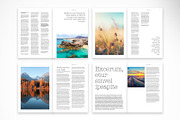Nature & Travel Editorial Magazine, a Magazine Template by McLittle Stock (Thumbnail 3 of 6)
