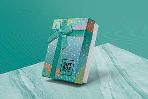 Photorealistic Gift Box Mockups