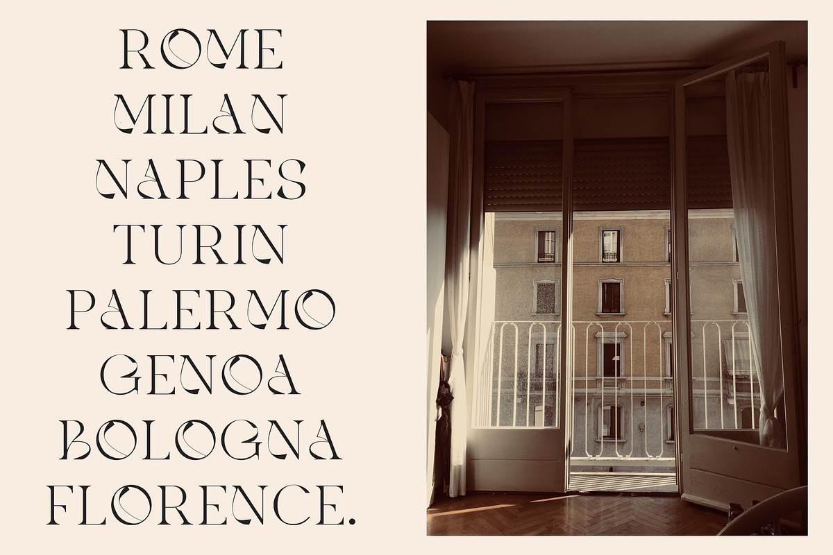 Giornata - All Caps Elegant Font, a Sans Serif Font by GraphicDash (Photo 3 of 7)