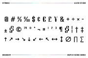 HOLOGRAM - Display Font, a Serif Font by KAZER STUDIO (Thumbnail 11 of 11)