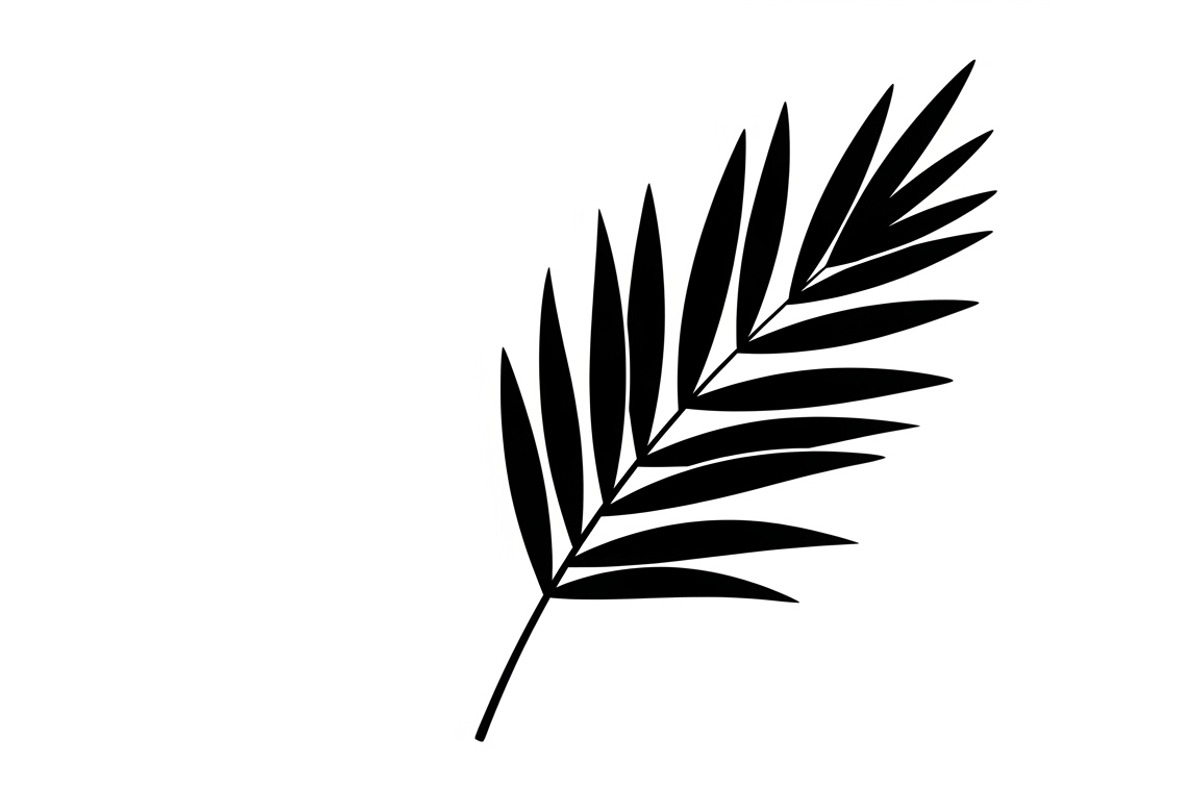 Stylish tropical palm wall decor, an Illustration by Amazin_art (Photo 6 of 33)