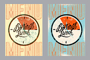 Business Lunch Menu vector designs., a Food Illustration by PoPaShop (Thumbnail 7 of 10)
