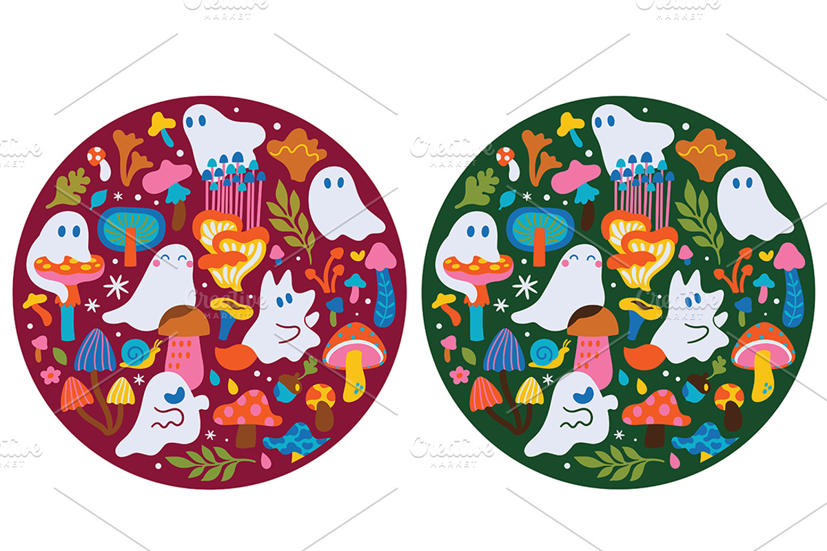 Tiny Weird Worlds Sticker Collection, an Object Illustration by PenguinHouse (Photo 12 of 18)