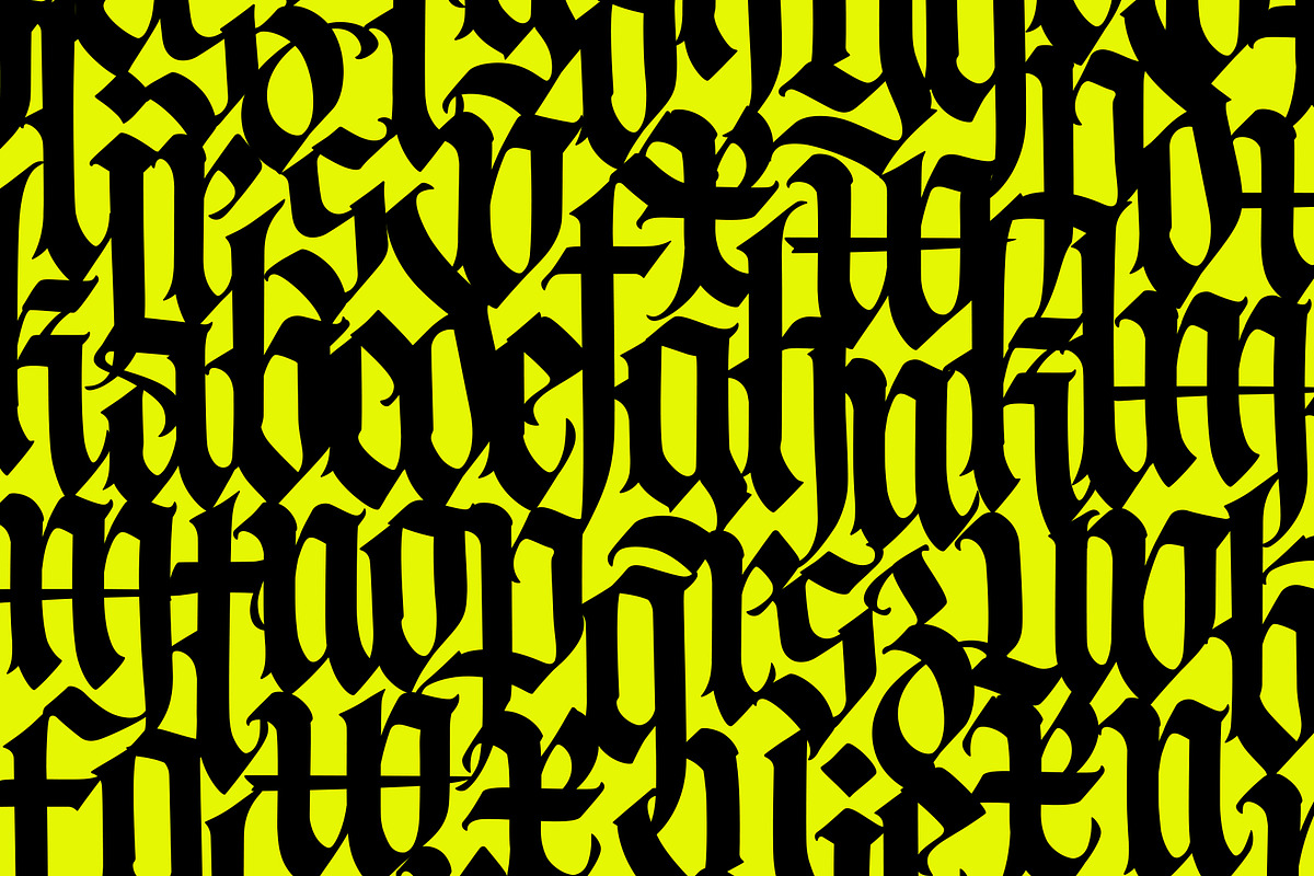 Gothic vector letters, an Object Graphic by GeekClick (Photo 8 of 8)