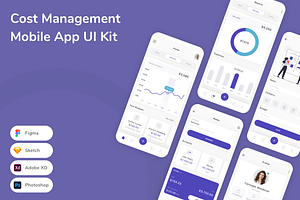 Cost Management Mobile App UI Kit