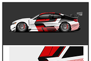 Dynamic Racing Car Wrap Design, an Object Illustration by CarWrap design (Thumbnail 3 of 4)