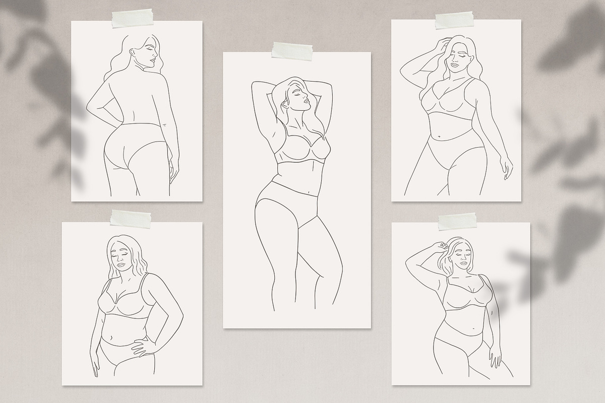 Women BUNDLE, a Person Illustration by mejorana (Photo 19 of 26)