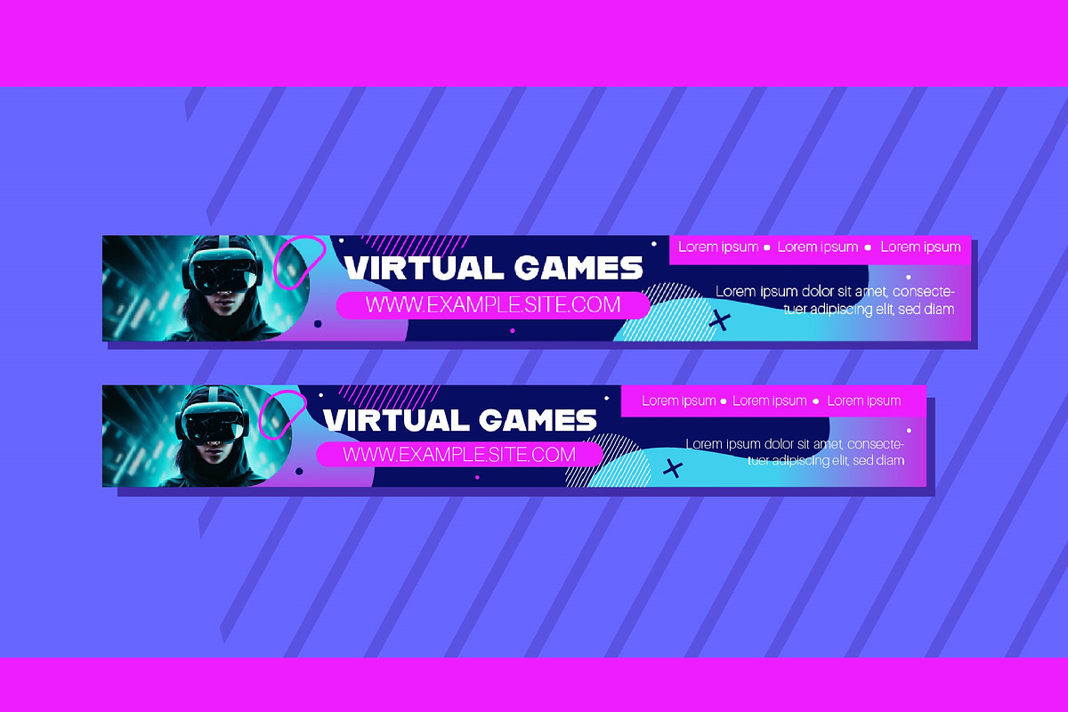 Web Banner Gaming Page, a Templates & Theme by studiogstock (Photo 3 of 5)
