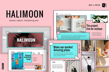 Halimoon Powerpoint Template