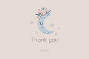 Good night baby clipart & patterns, an Object Illustration by JulzaArt (Thumbnail 10 of 10)