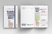 Cool Notepad for Daily Feelings, a Stationery Template by DeLaGranSiete (Thumbnail 1 of 8)
