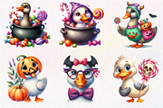 Funny Halloween Silly Goose Clipart, an Illustration by Dream Creation (Thumbnail 4 of 7)