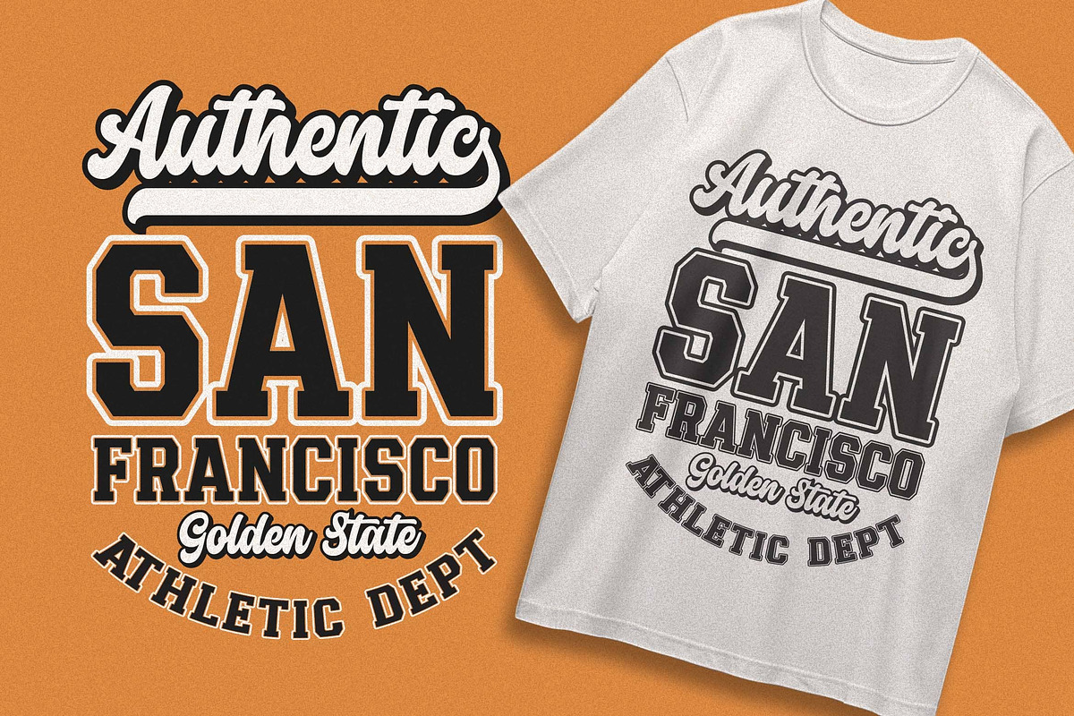 Chicago Athlete a Retro Sporty Font, a Slab Serif Font by Blankids Studio (Photo 10 of 14)