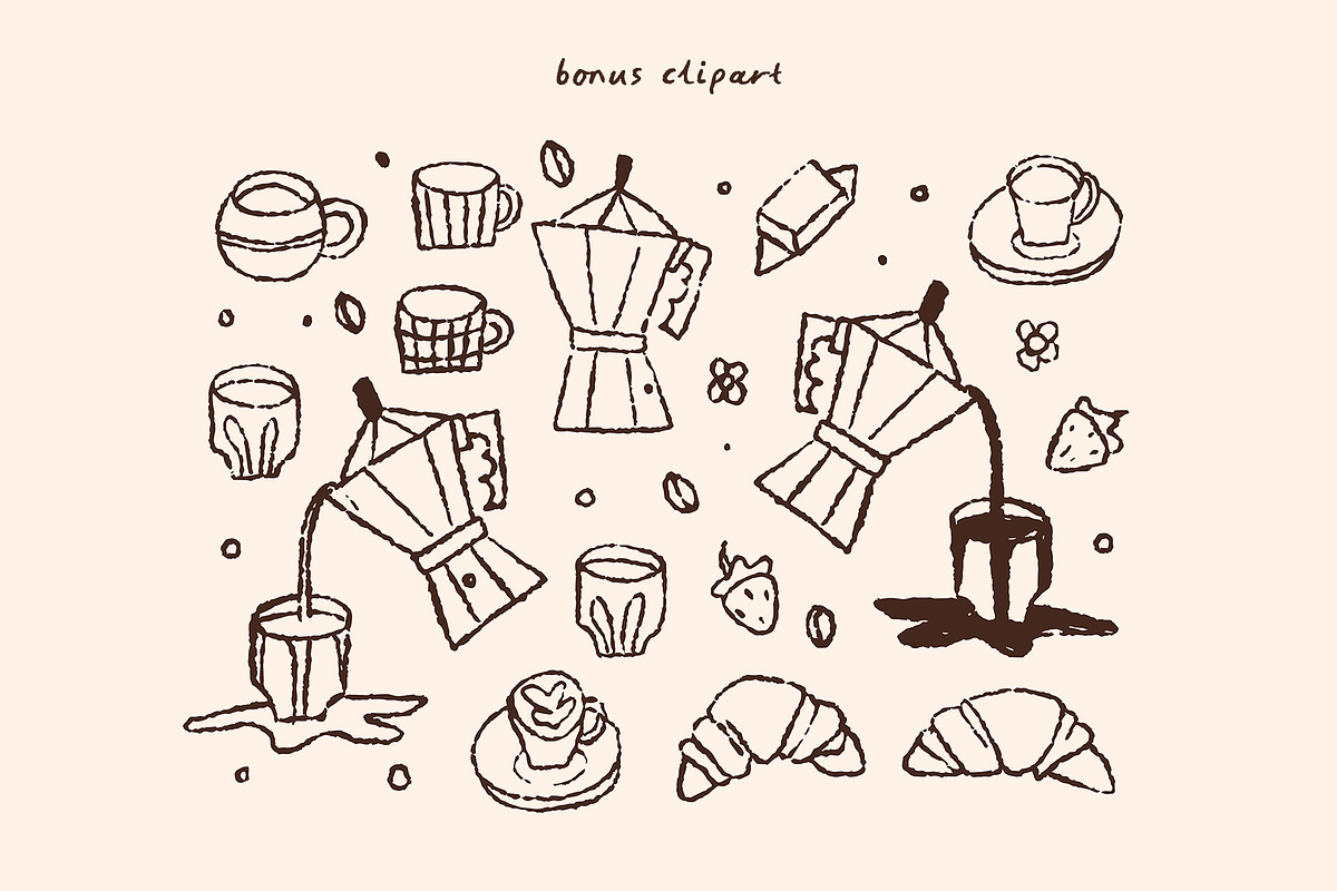 Coarse Ground Handwritten Font, a Handwritten Font by Cute Atelier (Photo 9 of 11)