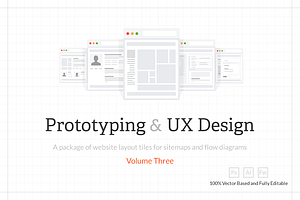 Tiles for Wireframes & Flowcharts V3, a Mockup by firetuts