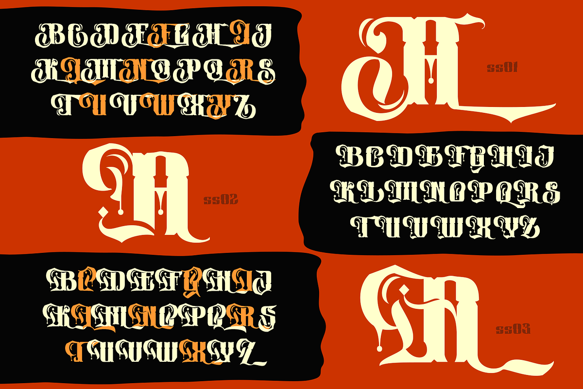 Cleffordy Traditional Serif, a Blackletter Font by TypeClassHeroes (Photo 9 of 16)