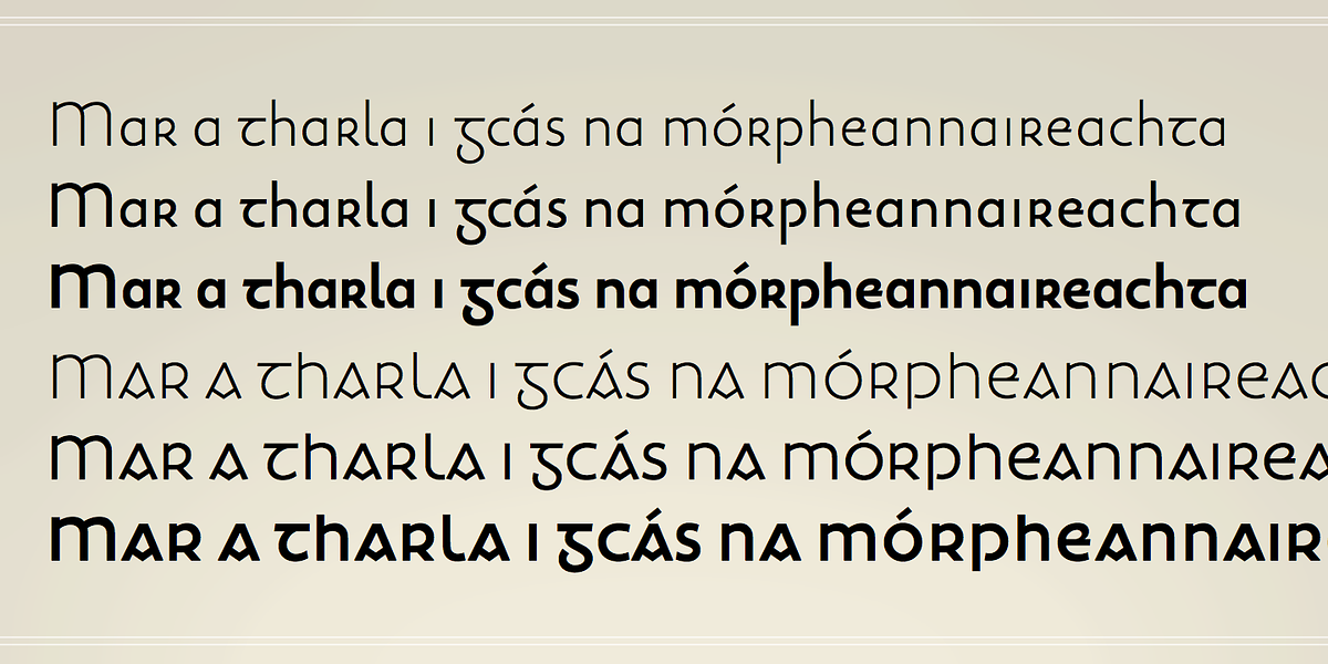 Hibernica, a Sans Serif Font by Andreas Stötzner (Photo 7 of 8)