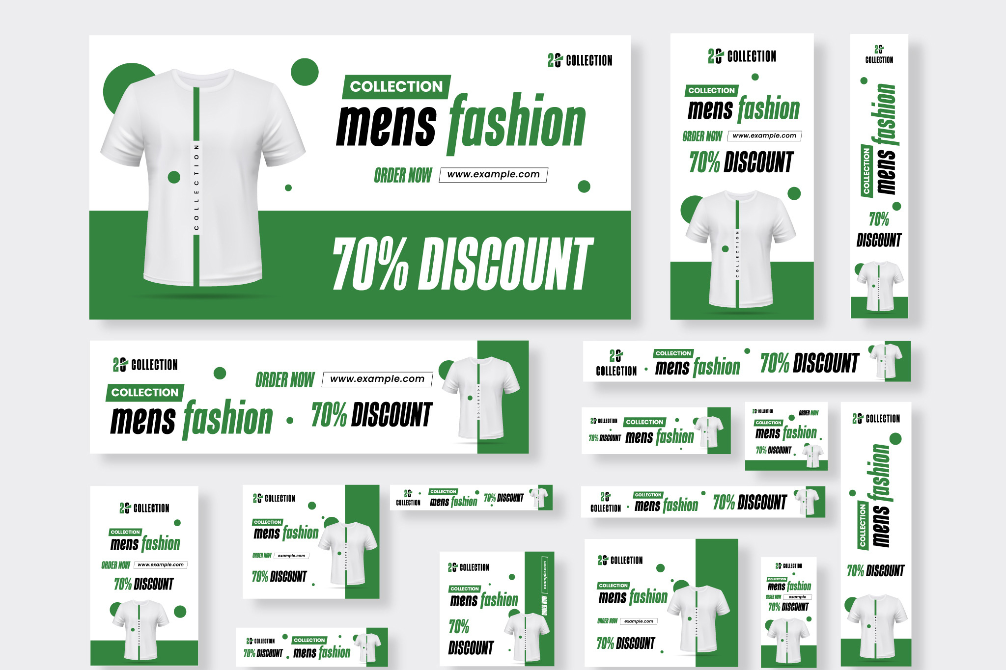 Men's Fashion Collection Web Banner