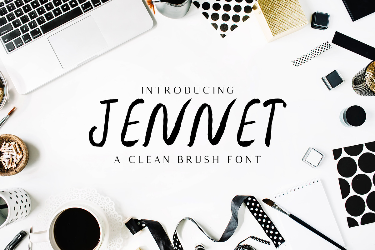 Jennet Brush 3 Font Family