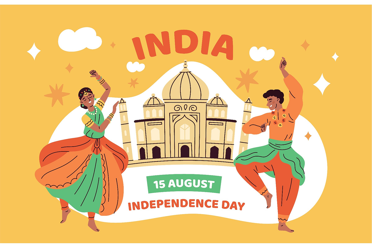 India independence day. Traditional, an Object Illustration by YummyBuum (Photo 1 of 3)