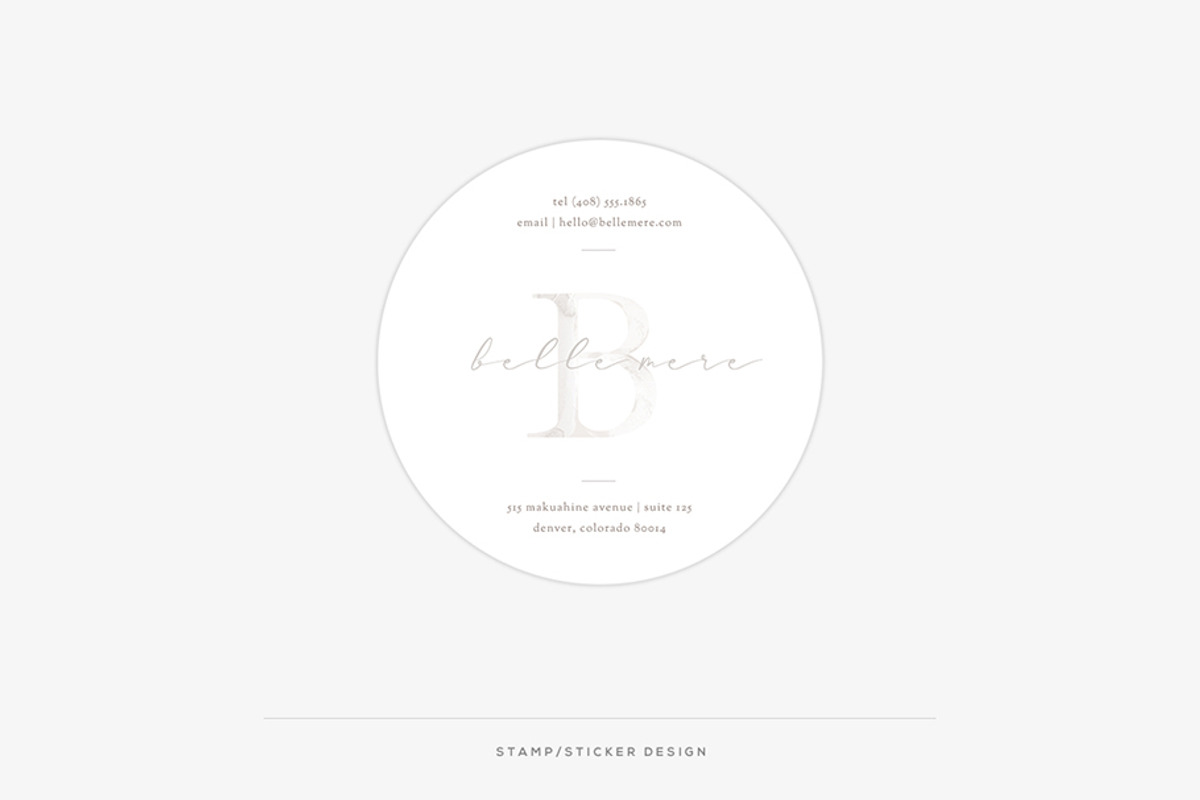 Belle Mere Welcome Packet, a Stationery Template by Red Met Yellow Creative (Photo 7 of 11)