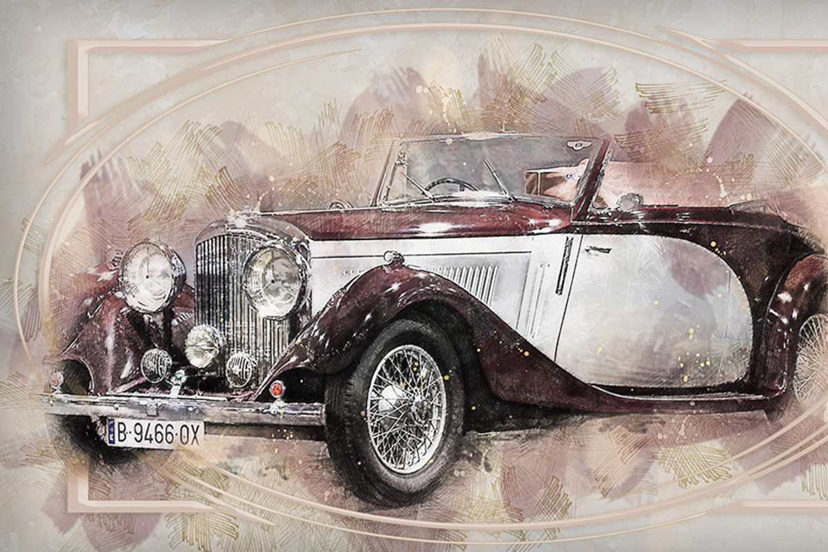 Retro Illustrations Photoshop Action, an Action Add-On by GorynArt (Photo 15 of 22)