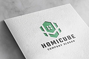 Home Cube Realestate Logo, a Branding & Logo Template by Design_Planet (Thumbnail 1 of 2)