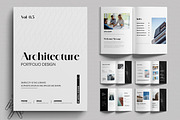 Modernist Architectural Portfolio, a Brochure Template by MightyDesign (Thumbnail 1 of 6)