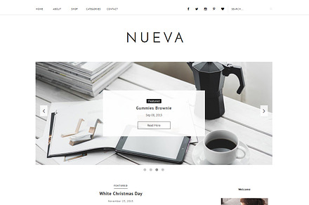 Blogger Template Responsive - Nueva
