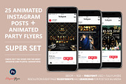 25 Animated Instagram Party Posts, a Flyer Template by Free-PSD-Templates (Thumbnail 2 of 3)