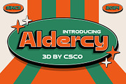 Aldercy 3D, a Sans Serif Font by Craft Supply Co. (Thumbnail 1 of 8)