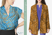 Seamless repeating pattern Safari, a Pattern Graphic by Alena Lazareva (Thumbnail 2 of 6)