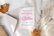 Over the Moon Baby Shower Invitation, an Invitation Template by Snapybiz (Thumbnail 3 of 9)