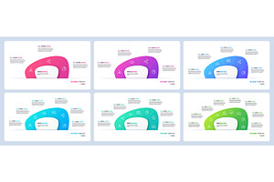 Pie chart infographic templates
