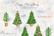 Cozy Christmas Watercolor Collection, a Decorative Illustration by Olya Haifisch (Thumbnail 8 of 12)