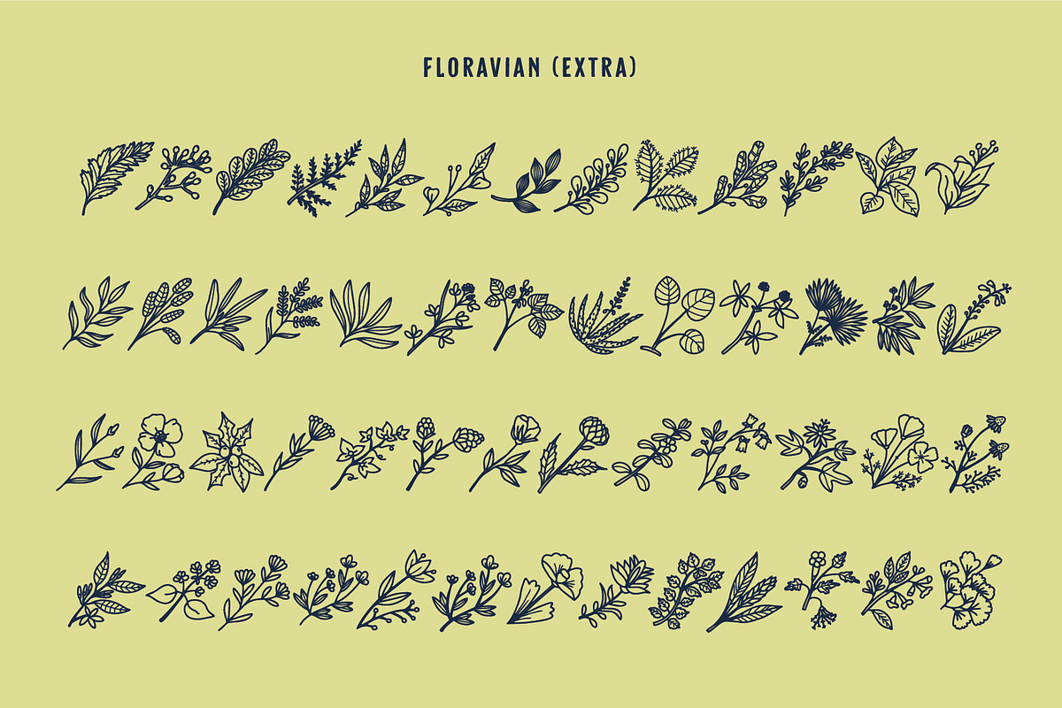 FLORAVIAN - Extra Illustrations preview 6