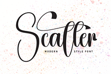 Scatter | Script Font