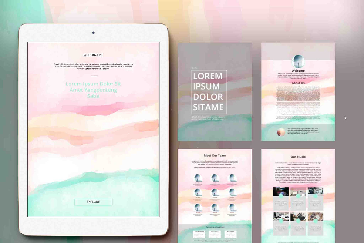 E-Aesthetic Proposal Templates, a Marketing Template by Bizz_District_Studio (Photo 2 of 2)