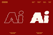 CS Geneva Rippled, a Sans Serif Font by Craft Supply Co. (Thumbnail 3 of 8)